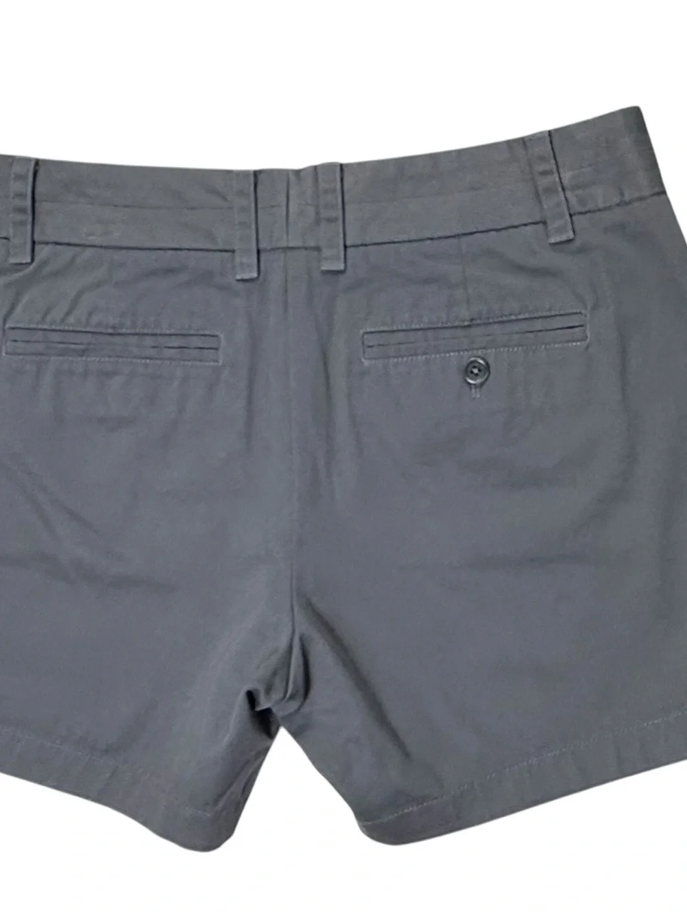J.Crew Women's Gray Chino Shorts Size 8 Casual Preppy Mid Rise 4.5